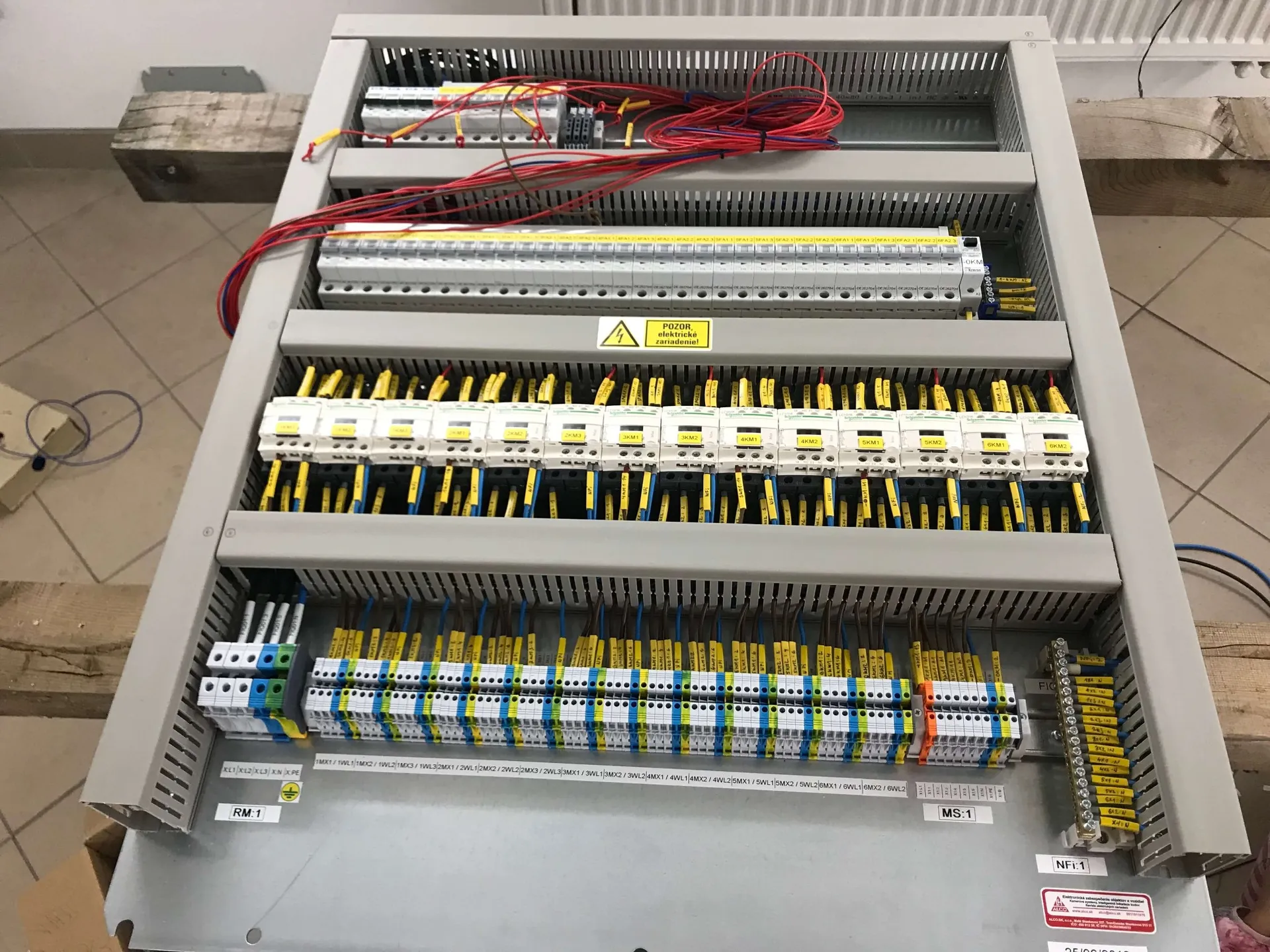 Rozvádzač RM-3 pre ovládanie turbín A6–A13, 3NPE 400/230V – výroba rozvádzačov ALCO.SK