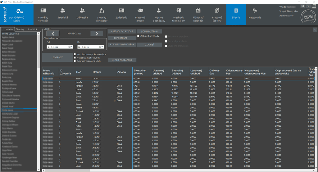 Entry Edo3 – bilancie a export do mzdových systémov. ALCO.SK.
