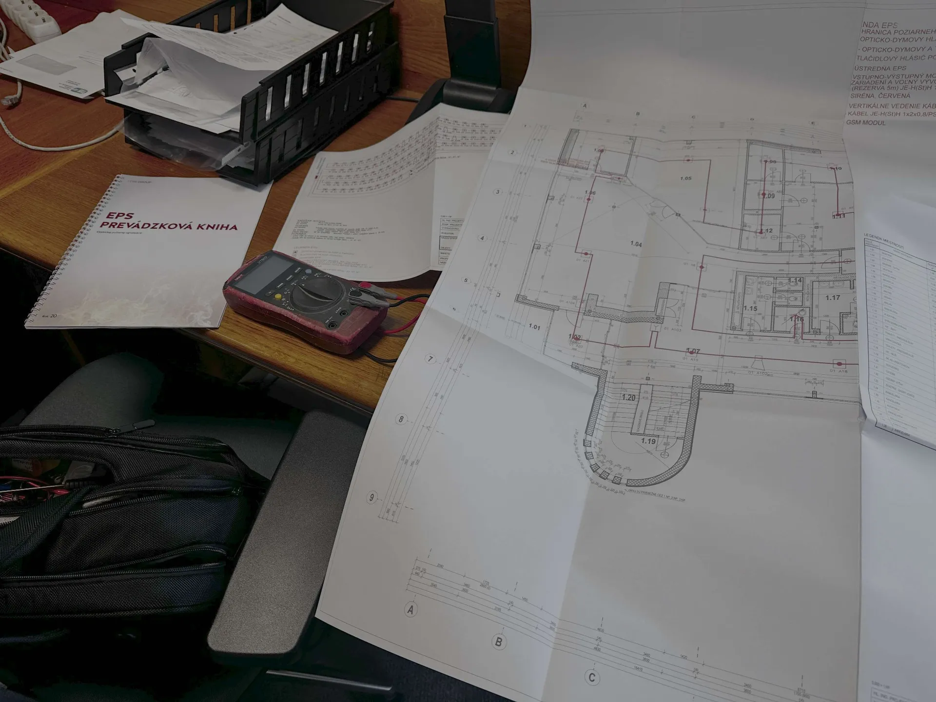 Elektrická požiarna signalizácia (EPS) – technická dokumentácia, prevádzková kniha EPS, projekt a plán inštalácie požiarnych detektorov a ústredne. ALCO.SK